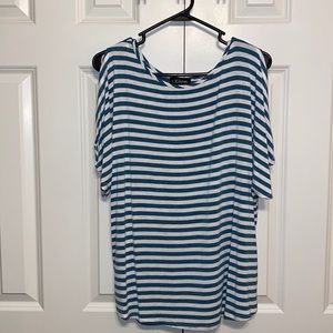 Colette Romey Cold Shoulder Knit Top